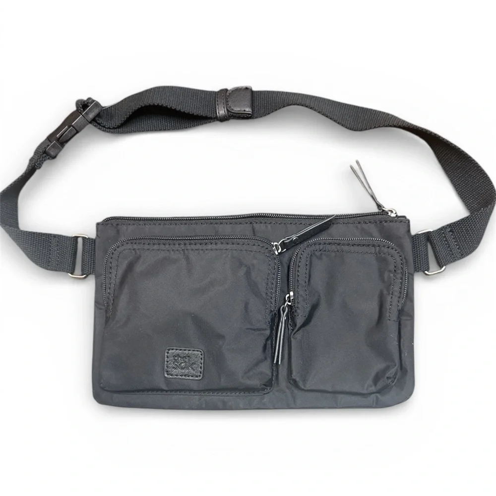The Sak Esperato Black Nylon Belt Bag Fanny Pack Waist Bag - Picture 1 of 6